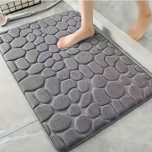 1pc Coralline Velvet Bathroom Anti - slip Mat,with Lining on the Bottom for Anti - slip and Water Absorption,for Bathroom Door Red 1pc Coralline Velvet Bathroom Anti - slip Mat,with Lining on the Bottom for Anti - slip and Water Absorption,for Bathroom Door - shop_name