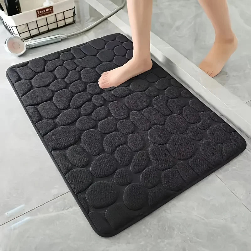 1pc Coralline Velvet Bathroom Anti - slip Mat,with Lining on the Bottom for Anti - slip and Water Absorption,for Bathroom Door Red 1pc Coralline Velvet Bathroom Anti - slip Mat,with Lining on the Bottom for Anti - slip and Water Absorption,for Bathroom Door - shop_name