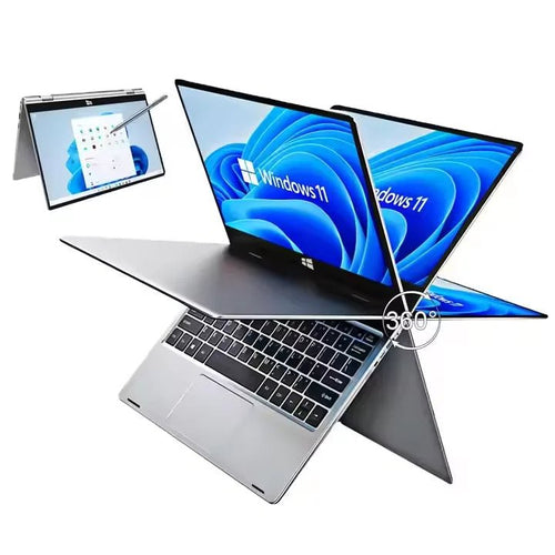 2 - in - 1 11.6 - Inch Touch Screen Laptop with 360 Rotating 6GB RAM 512GB SSD Intel Processor Popular N4020 Notebook Silver 2 - in - 1 11.6 - Inch Touch Screen Laptop with 360 Rotating 6GB RAM 512GB SSD Intel Processor Popular N4020 Notebook - shop_name
