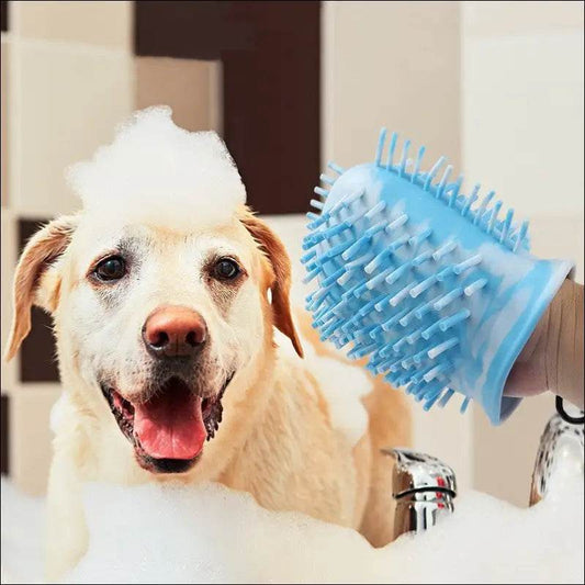 2 In 1 Dog Paw Cleaner Cup Soft Pet Dog Foot Cleaning Washer Brush Cup Portable Pet Foot Washer Paw Clean Brush Foot Cleaning Bucket Pet Products - Update Avenue 