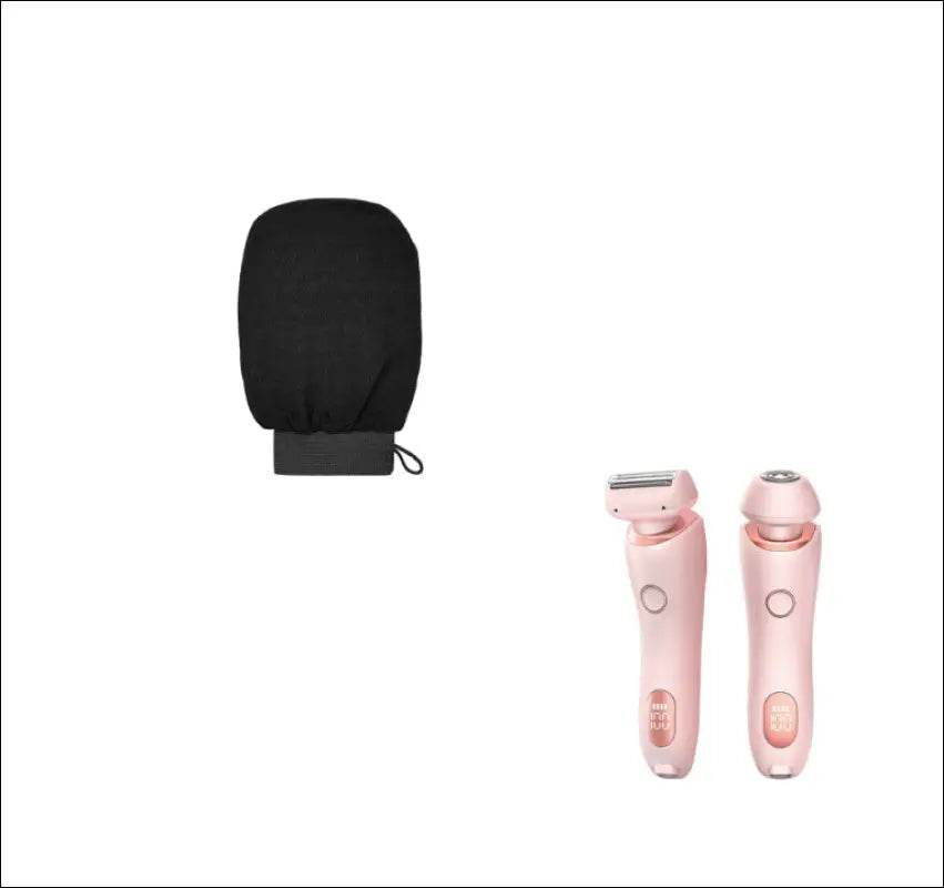 2 In 1 Hair Removal Epilator USB Rechargeable Trimmer Women Body Razor Face Leg Armpit Bikini Hand Pubic Shaver Hair Remover - Update Avenue 