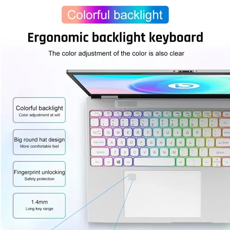 2024 Laptop with 256gb 16gb Ram 64gb Rom Cheap Laptops with Camera Notebook Computer in Stock Silver 2024 Laptop with 256gb 16gb Ram 64gb Rom Cheap Laptops with Camera Notebook Computer in Stock - shop_name