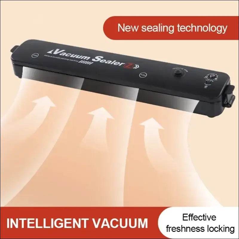 2024 NEW Food Vacuum Sealer Packaging Machine with Free 10pcs Vacuum bags Household Kitchen Food Vacuum Sealing