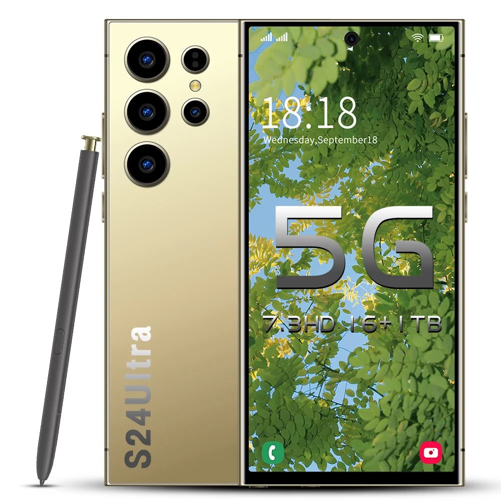 2024 New Popular 5g Smartphone S24ultra Global Unlock Android 13 6800mh Main Camera Cheap Gaming Phone Gold 2024 New Popular 5g Smartphone S24ultra Global Unlock Android 13 6800mh Main Camera Cheap Gaming Phone - shop_name