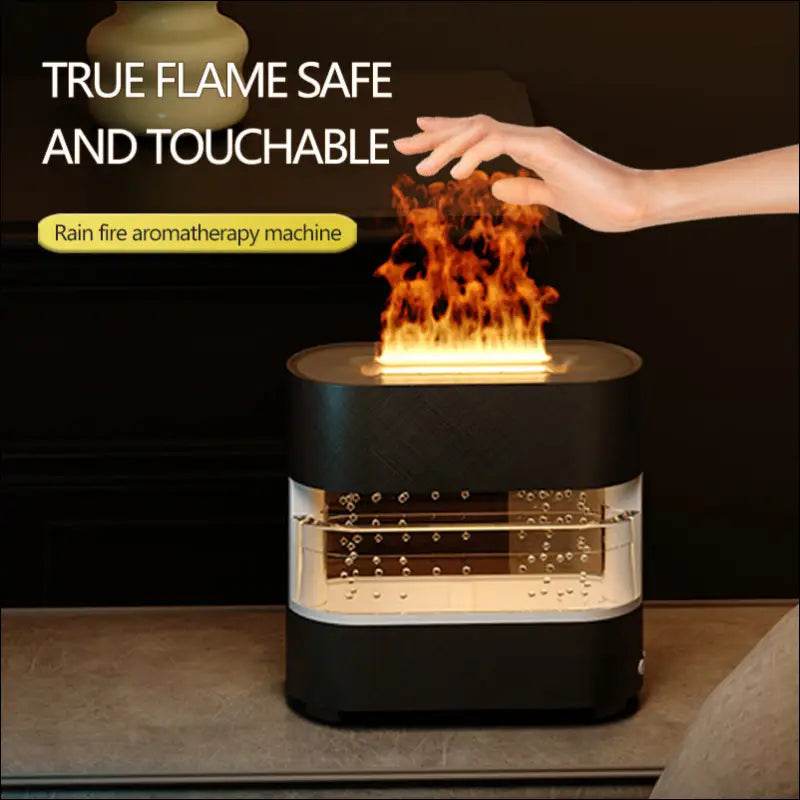 2024 New Products Rain Cloud Fire Humidifier Water Drip Novedades 2024 Rain Water Diffuser Fire Flame Humidifier Aroma Diffuser - Update Avenue 