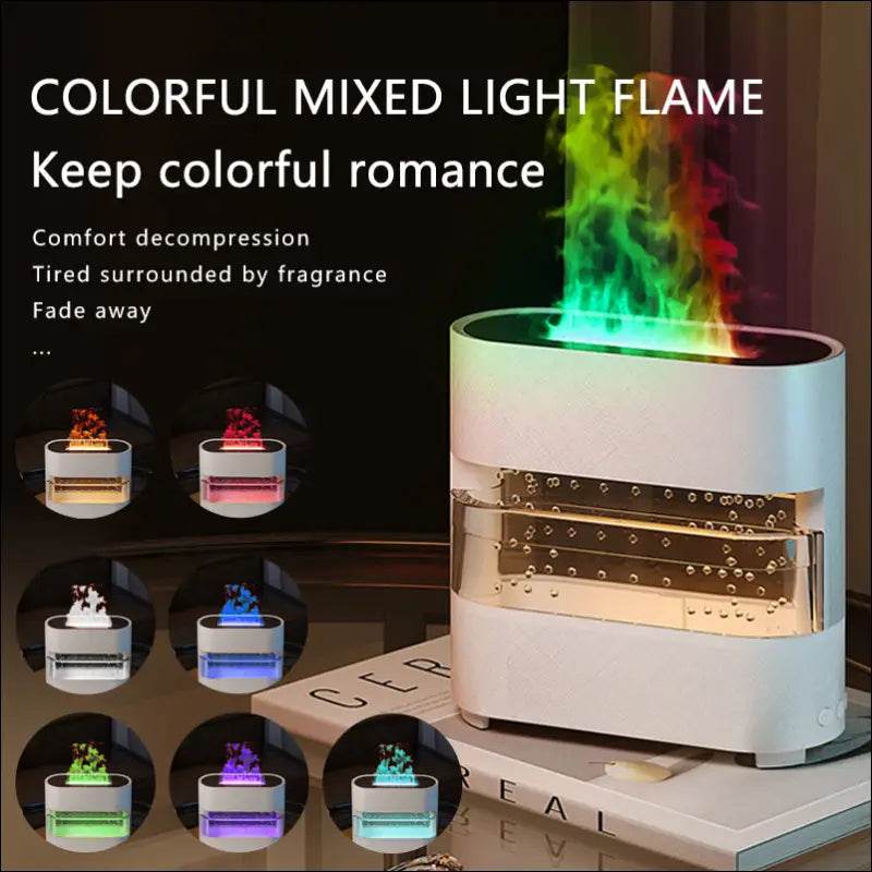 2024 New Products Rain Cloud Fire Humidifier Water Drip Novedades 2024 Rain Water Diffuser Fire Flame Humidifier Aroma Diffuser - Update Avenue 