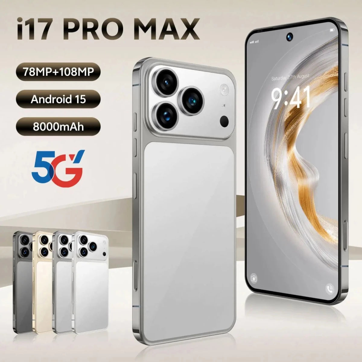 2025 16G+1TB 7.3inch I17 Pro Telephone Origin Clone Smartphone Unlocked 5g I17 Pro Game Smart Mobile Phones Black 2025 16G+1TB 7.3inch I17 Pro Telephone Origin Clone Smartphone Unlocked 5g I17 Pro Game Smart Mobile Phones - shop_name