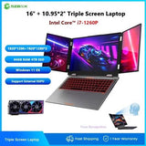 2025 New Arrival Brand New Intel Core I7 1260P Win 11 Business Laptop PC with Three Screens Fingerprint Unlock Laptops Gray 2025 New Arrival Brand New Intel Core I7 1260P Win 11 Business Laptop PC with Three Screens Fingerprint Unlock Laptops - shop_name