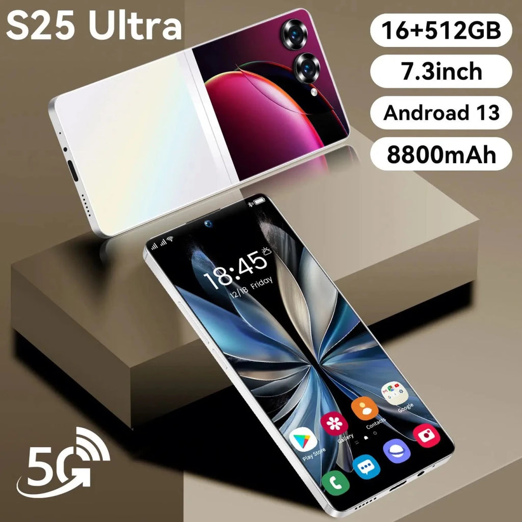 2025 New Arrival S25 Ultra Phone Global Version Mobile Phone 16GB+1TB Android 14.0 Cellphones Unlocked Smartphone Black 2025 New Arrival S25 Ultra Phone Global Version Mobile Phone 16GB+1TB Android 14.0 Cellphones Unlocked Smartphone - shop_name