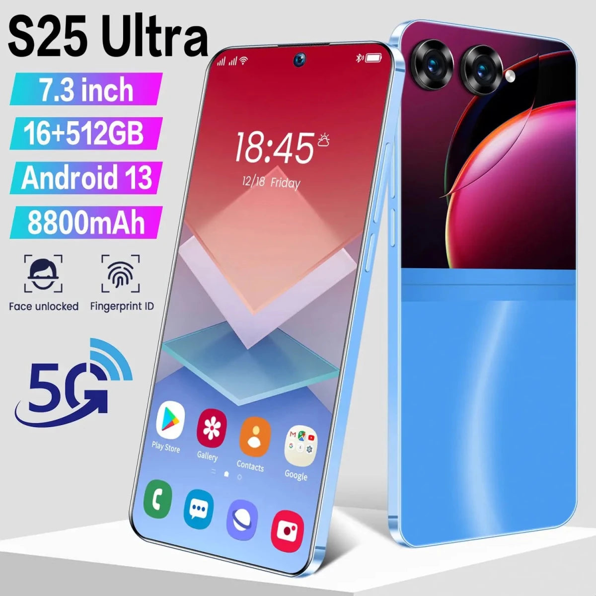 2025 New Arrival S25 Ultra Phone Global Version Mobile Phone 16GB+1TB Android 14.0 Cellphones Unlocked Smartphone Black 2025 New Arrival S25 Ultra Phone Global Version Mobile Phone 16GB+1TB Android 14.0 Cellphones Unlocked Smartphone - shop_name