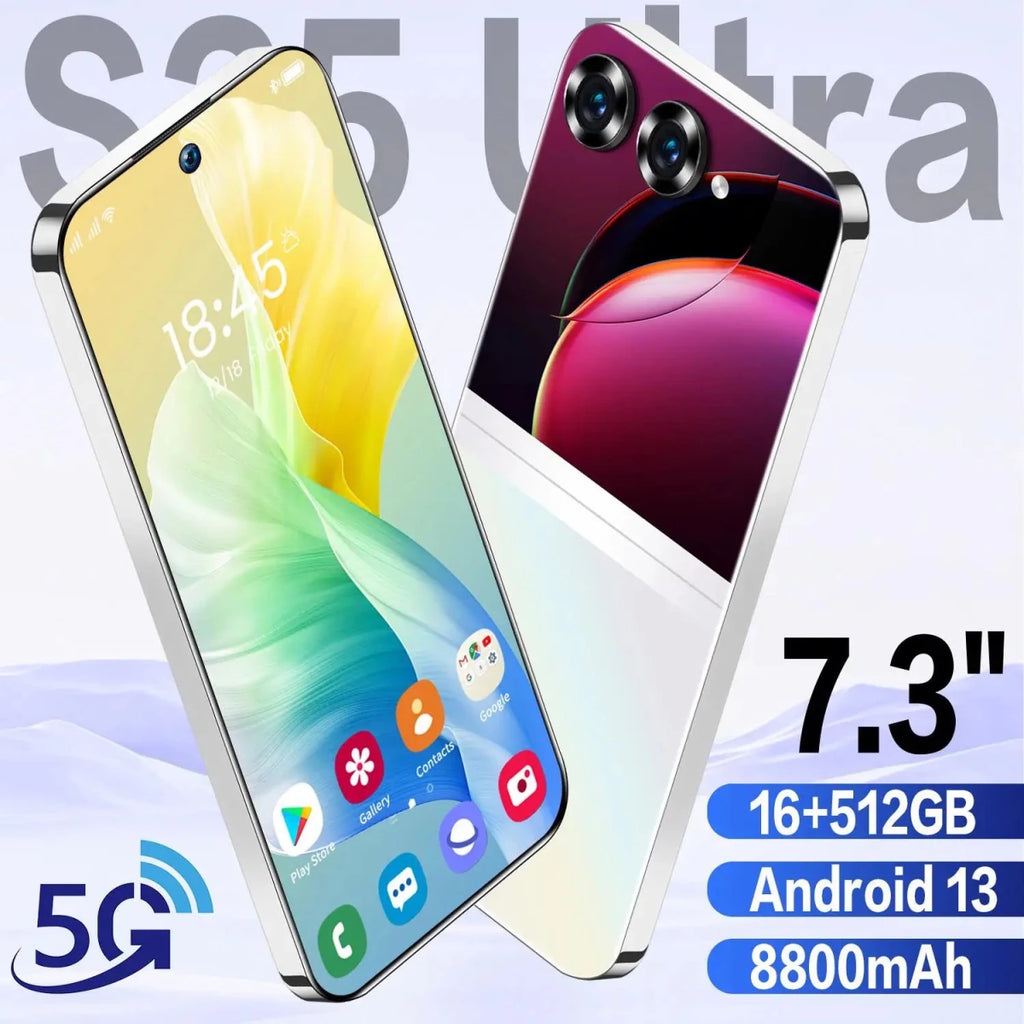 2025 New Arrival S25 Ultra Phone Global Version Mobile Phone 16GB+1TB Android 14.0 Cellphones Unlocked Smartphone Black 2025 New Arrival S25 Ultra Phone Global Version Mobile Phone 16GB+1TB Android 14.0 Cellphones Unlocked Smartphone - shop_name