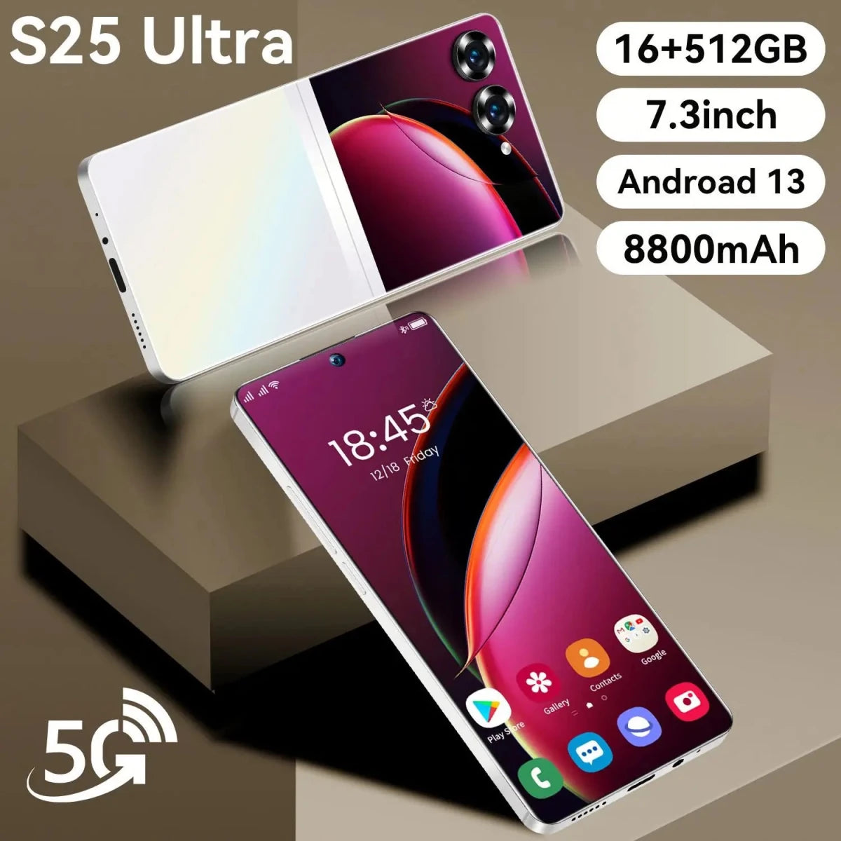 2025 New Design Fold S25 Ultra+ 5G Cell Mobile Phone 14+514GB Huge Memory Android 14 Hot Selling S Fold 24 Smart Phone White 2025 New Design Fold S25 Ultra+ 5G Cell Mobile Phone 14+514GB Huge Memory Android 14 Hot Selling S Fold 24 Smart Phone - shop_name
