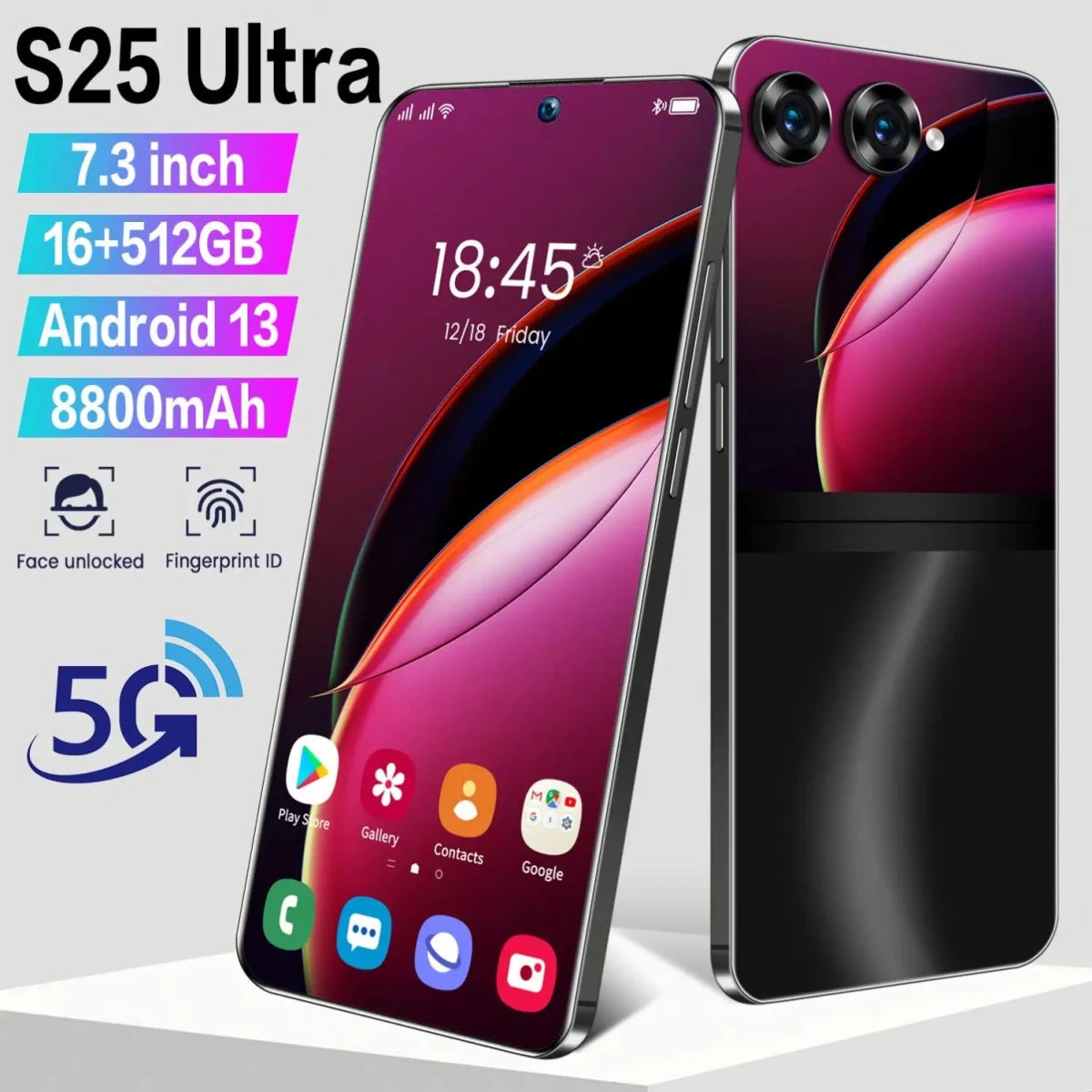 2025 New Design Fold S25 Ultra+ 5G Cell Mobile Phone 14+514GB Huge Memory Android 14 Hot Selling S Fold 24 Smart Phone White 2025 New Design Fold S25 Ultra+ 5G Cell Mobile Phone 14+514GB Huge Memory Android 14 Hot Selling S Fold 24 Smart Phone - shop_name