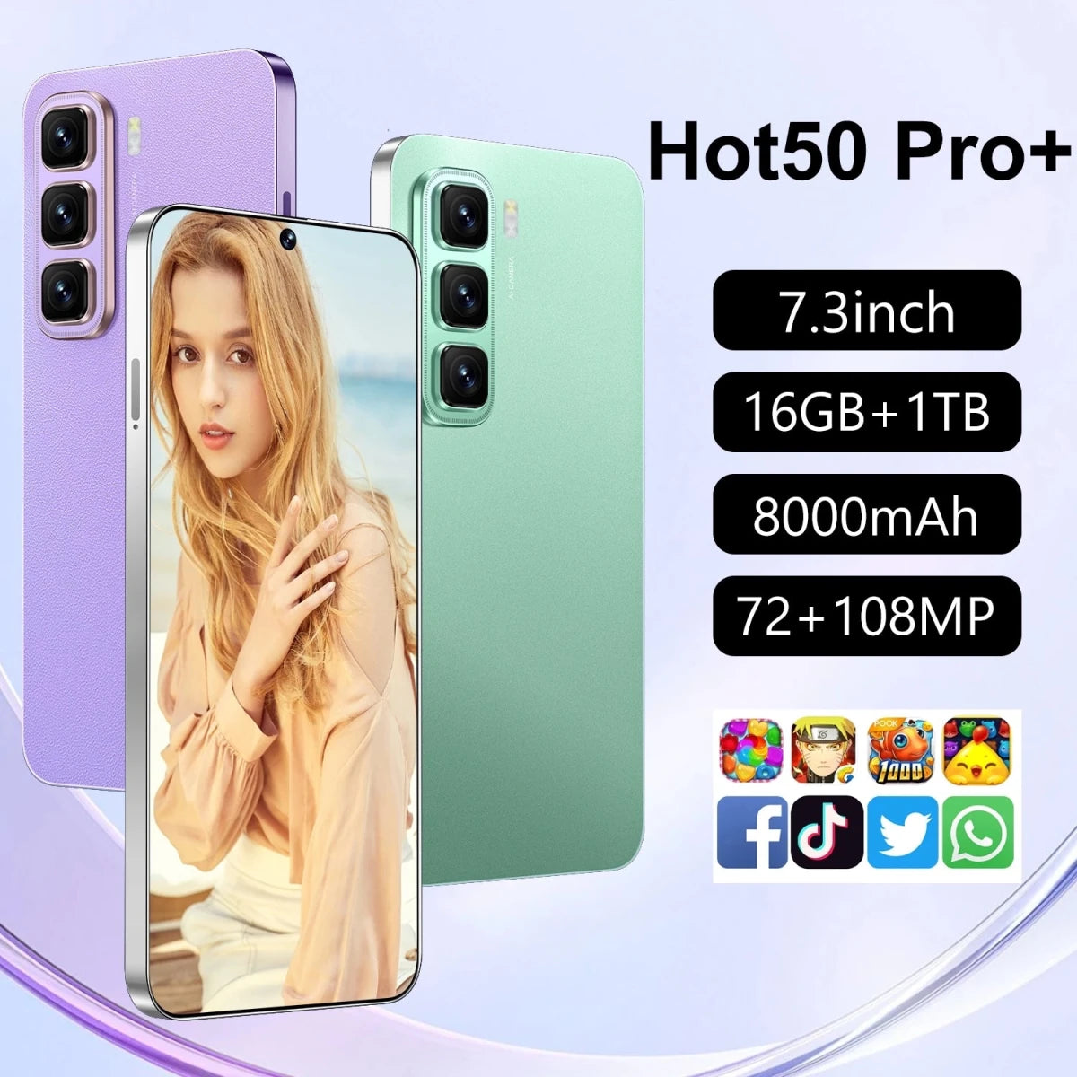 2025 New Low Price hot50 pro 5G Smartphone Gaming Phone Android Mobile Free Shipping Online Shop Cheap Black 2025 New Low Price hot50 pro 5G Smartphone Gaming Phone Android Mobile Free Shipping Online Shop Cheap - shop_name
