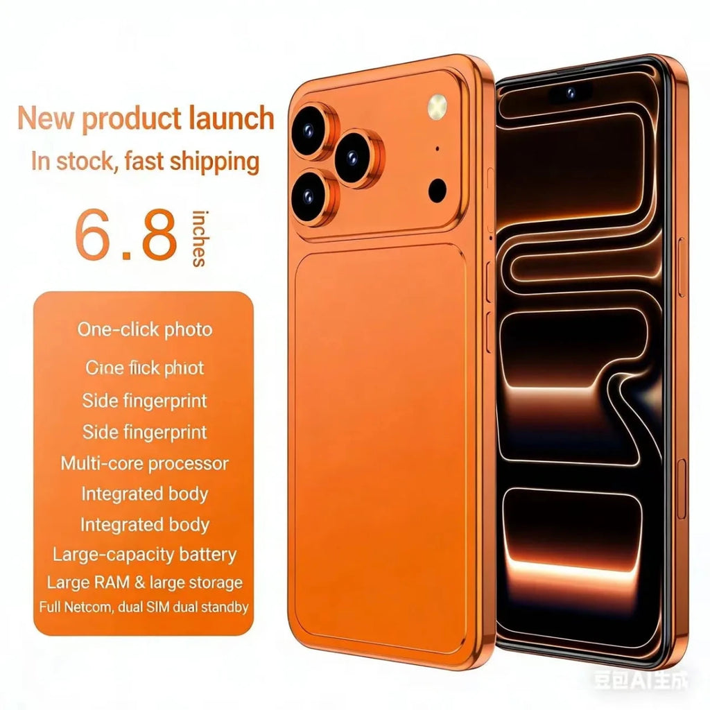 2025 NEW Phone 17promax Wholesale 1:1 Original SmartPhone Unlocked 5G Smartphone Phone 17 Pro Max 5G Original Mobile Phones White 2025 NEW Phone 17promax Wholesale 1:1 Original SmartPhone Unlocked 5G Smartphone Phone 17 Pro Max 5G Original Mobile Phones - shop_name
