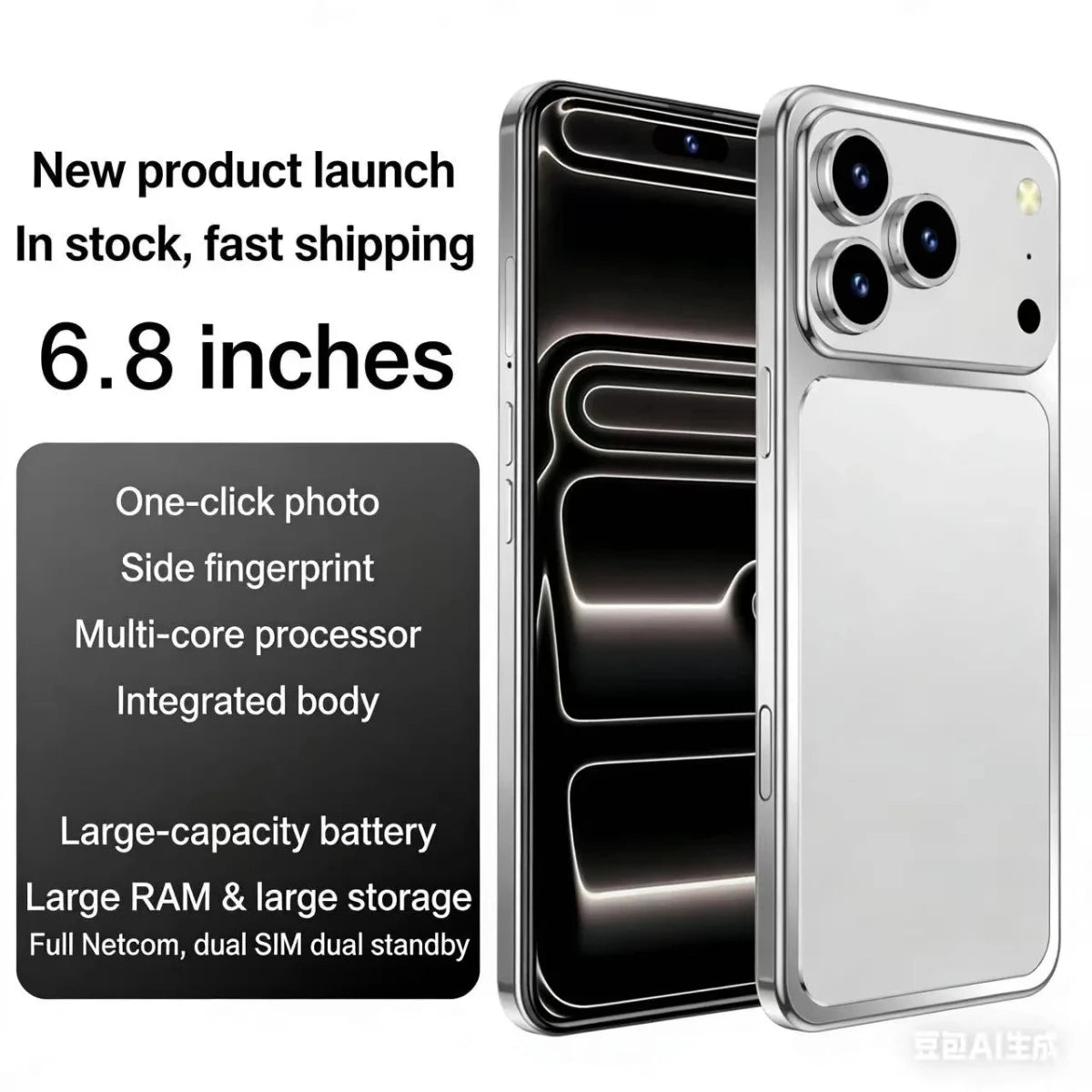 2025 NEW Phone 17promax Wholesale 1:1 Original SmartPhone Unlocked 5G Smartphone Phone 17 Pro Max 5G Original Mobile Phones White 2025 NEW Phone 17promax Wholesale 1:1 Original SmartPhone Unlocked 5G Smartphone Phone 17 Pro Max 5G Original Mobile Phones - shop_name