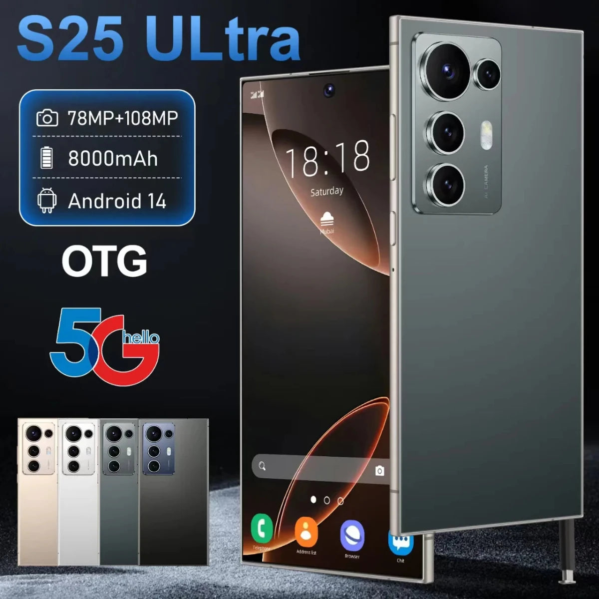 2025 S25 ULTRA Unlocked Android 5G Smartphone Global Version 8GB+256GB Memory 7.3 Inch Dual Sim Big Screen New S25 Mobile Phone Gray 2025 S25 ULTRA Unlocked Android 5G Smartphone Global Version 8GB+256GB Memory 7.3 Inch Dual Sim Big Screen New S25 Mobile Phone - shop_name