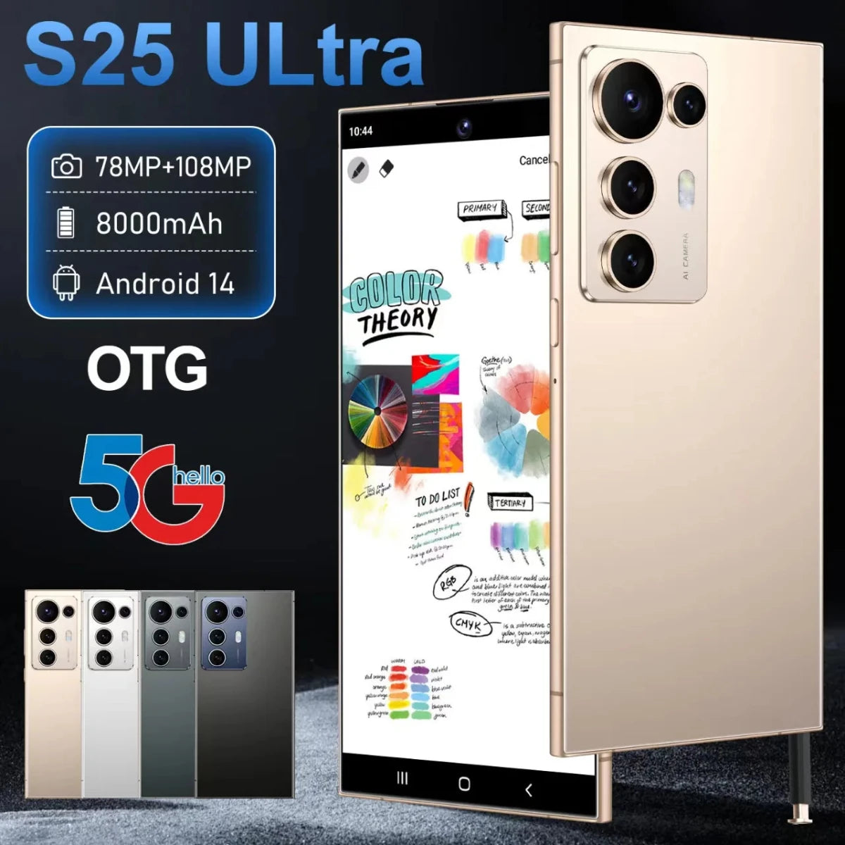 2025 S25 ULTRA Unlocked Android 5G Smartphone Global Version 8GB+256GB Memory 7.3 Inch Dual Sim Big Screen New S25 Mobile Phone Gold 2025 S25 ULTRA Unlocked Android 5G Smartphone Global Version 8GB+256GB Memory 7.3 Inch Dual Sim Big Screen New S25 Mobile Phone - shop_name