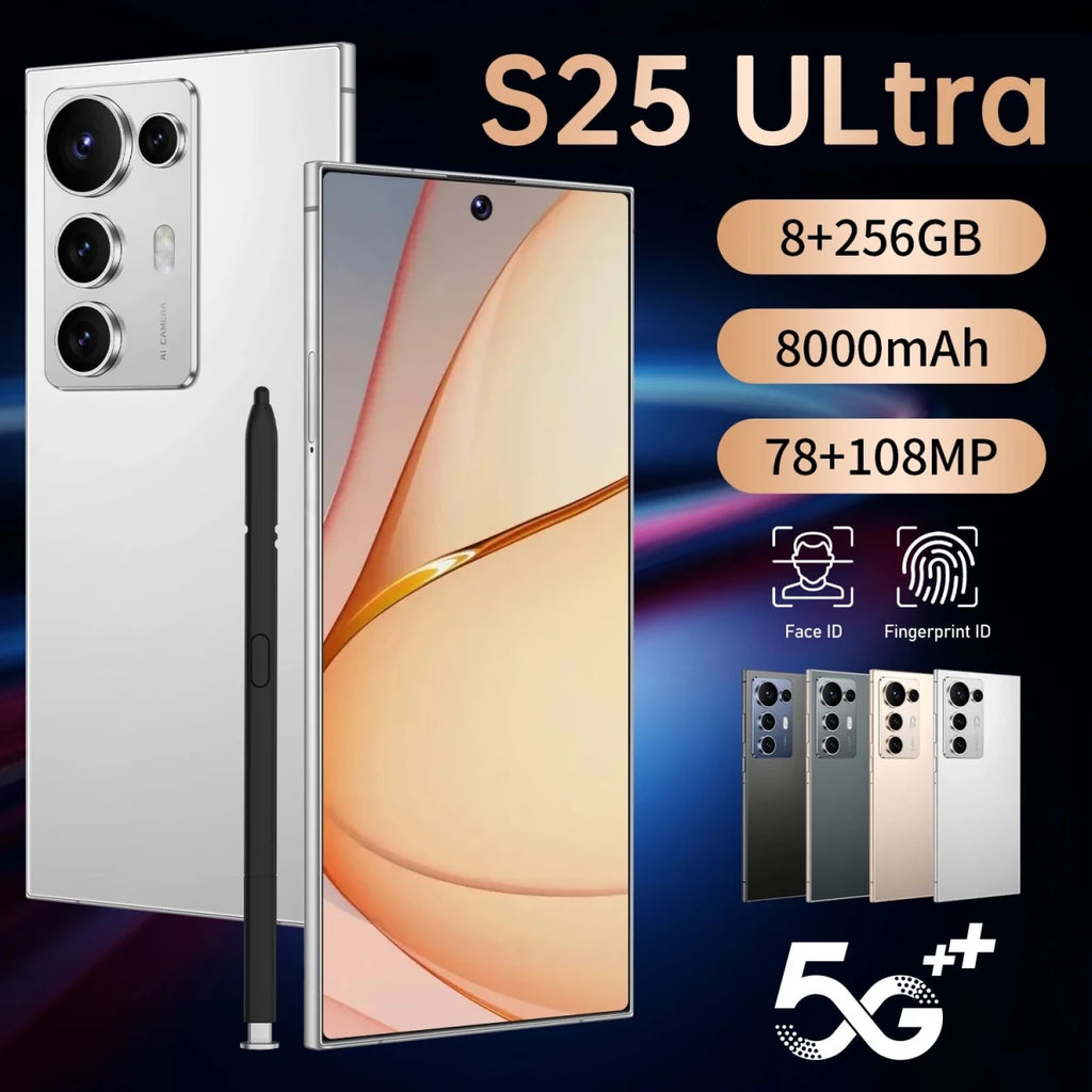 2025 S25 ULTRA Unlocked Android 5G Smartphone Global Version 8GB+256GB Memory 7.3 Inch Dual Sim Big Screen New S25 Mobile Phone Black 2025 S25 ULTRA Unlocked Android 5G Smartphone Global Version 8GB+256GB Memory 7.3 Inch Dual Sim Big Screen New S25 Mobile Phone - shop_name