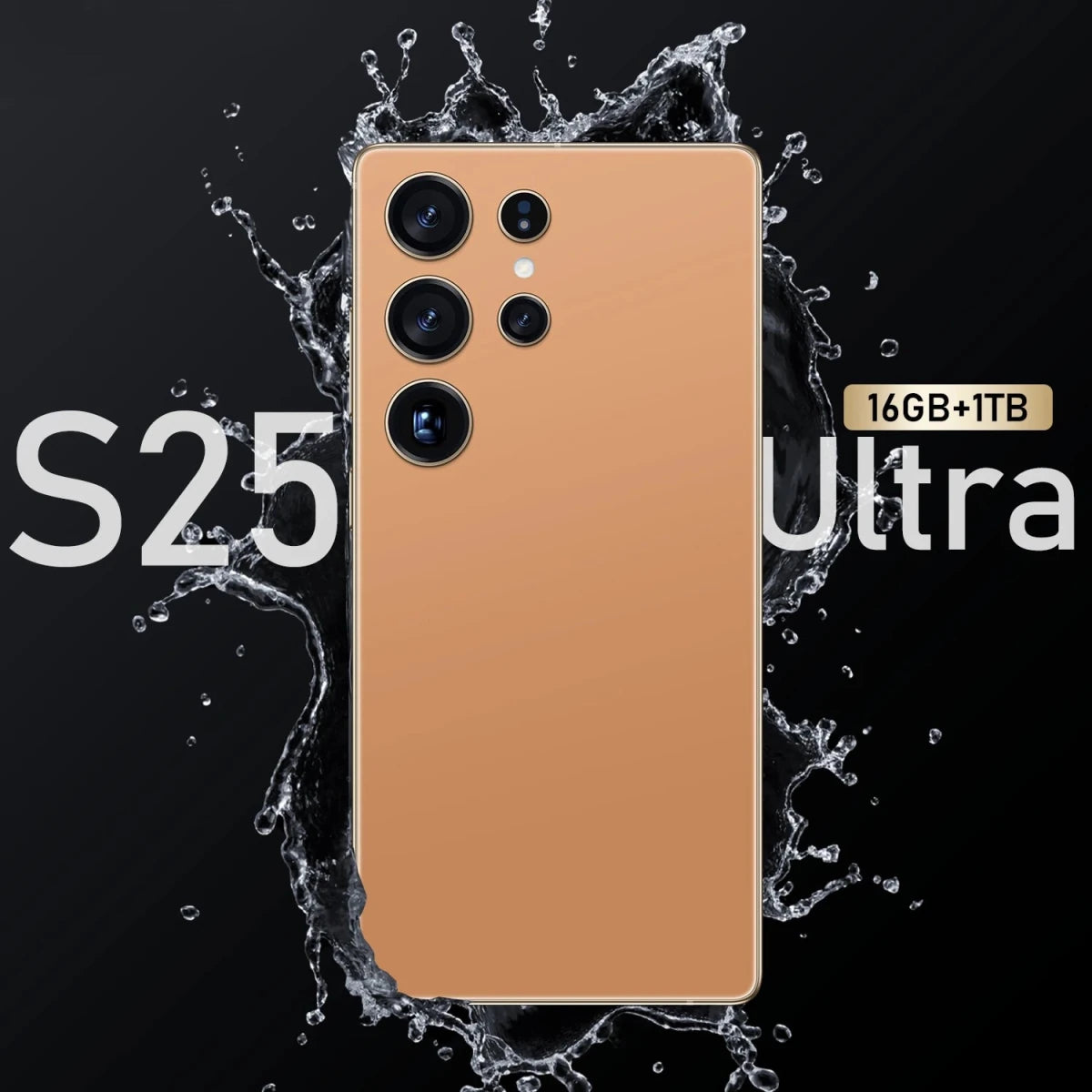 2025 S25Ultra New 5G Gaming Smart Phone Cross - Border Design Quad Core Dual SIM HD Display 108MP MTK Processor Facial Recognition Gold 2025 S25Ultra New 5G Gaming Smart Phone Cross - Border Design Quad Core Dual SIM HD Display 108MP MTK Processor Facial Recognition - shop_name