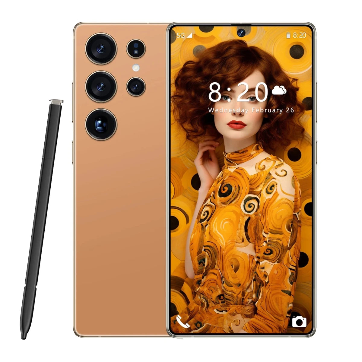 2025 S25Ultra New 5G Gaming Smart Phone Cross - Border Design Quad Core Dual SIM HD Display 108MP MTK Processor Facial Recognition Orange 2025 S25Ultra New 5G Gaming Smart Phone Cross - Border Design Quad Core Dual SIM HD Display 108MP MTK Processor Facial Recognition - shop_name