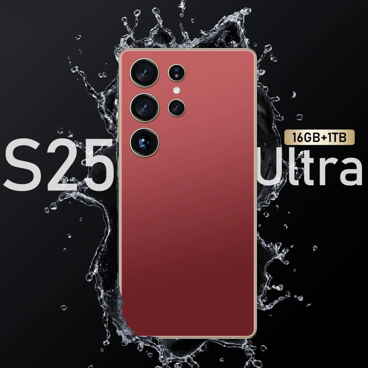 2025 S25Ultra New 5G Gaming Smart Phone Cross - Border Design Quad Core Dual SIM HD Display 108MP MTK Processor Facial Recognition wine red 2025 S25Ultra New 5G Gaming Smart Phone Cross - Border Design Quad Core Dual SIM HD Display 108MP MTK Processor Facial Recognition - shop_name