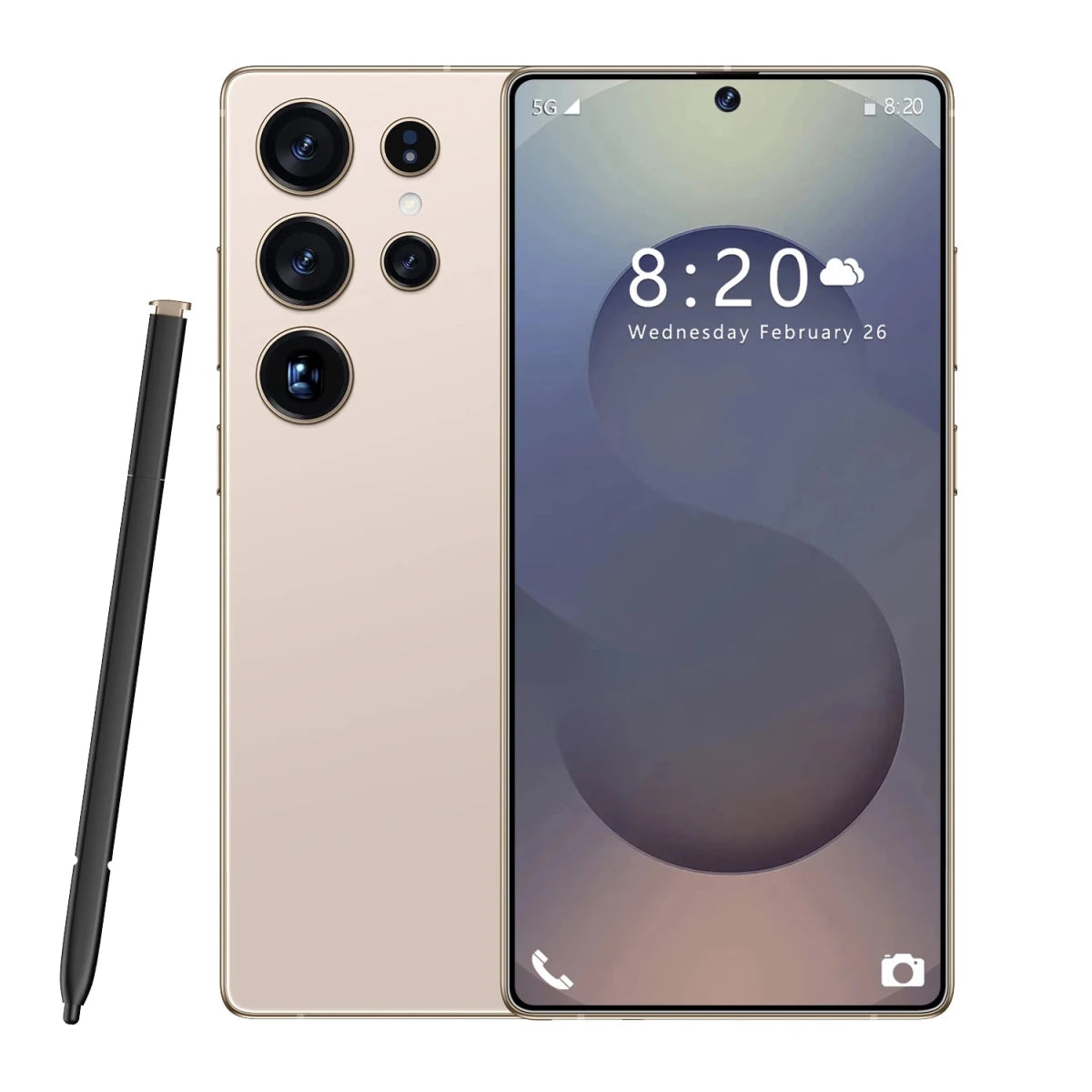 2025 S25Ultra New 5G Gaming Smart Phone Cross - Border Design Quad Core Dual SIM HD Display 108MP MTK Processor Facial Recognition White 2025 S25Ultra New 5G Gaming Smart Phone Cross - Border Design Quad Core Dual SIM HD Display 108MP MTK Processor Facial Recognition - shop_name