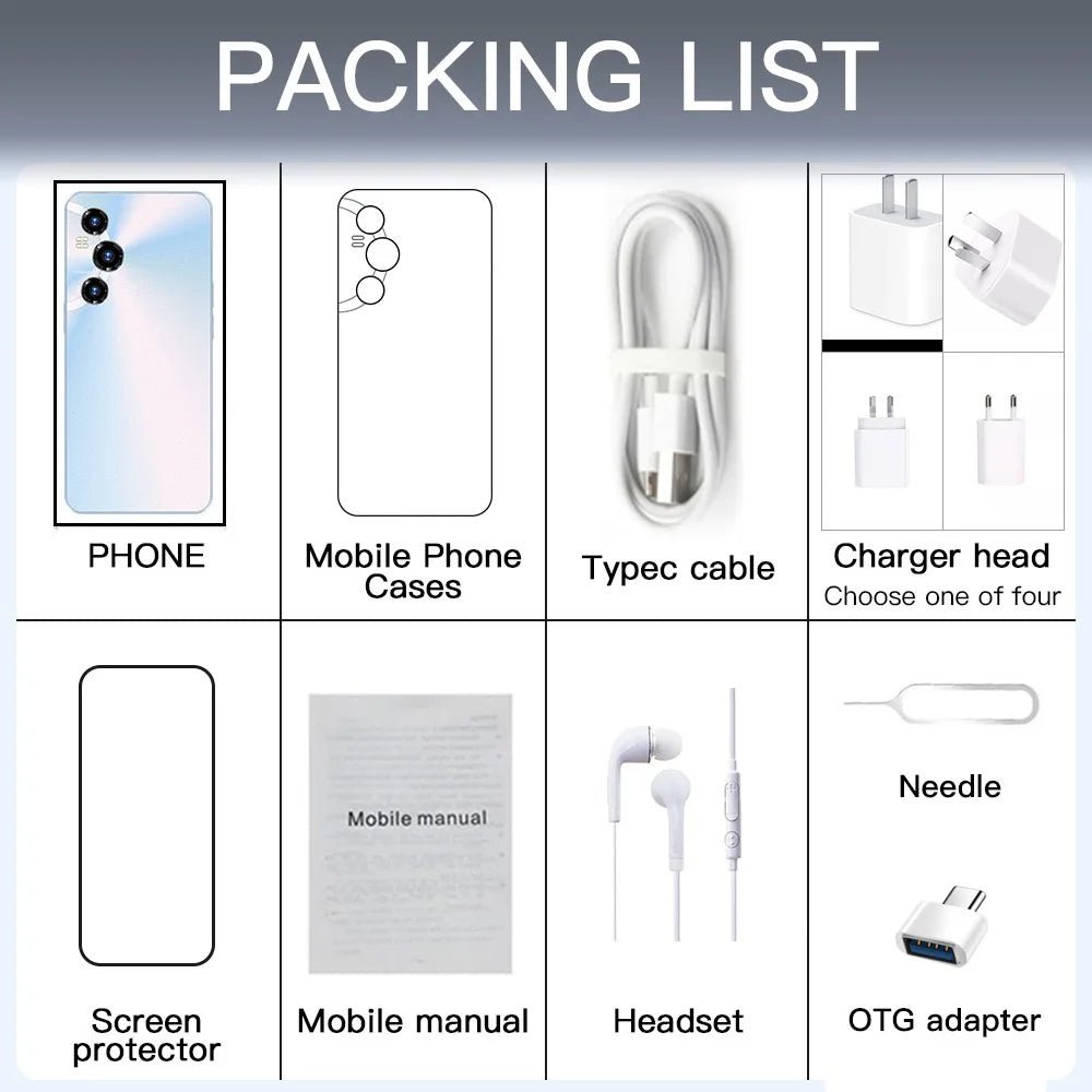 2026 Best - Selling 5G 4G Smartphone 8GB+256GB Storage Dual Cameras 8000 Mah Battery 7.3 Inch Full Screen Android 13 Mobile Phone Black 2026 Best - Selling 5G 4G Smartphone 8GB+256GB Storage Dual Cameras 8000 Mah Battery 7.3 Inch Full Screen Android 13 Mobile Phone - shop_name