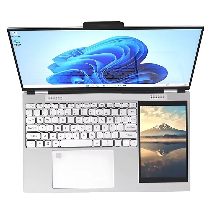 2026 New High Configuration Business Laptop 15.6 + 7 Inch Touch Dual Screen 32GB 2TBSSD Intel Celeron New Dual Screen Laptop Silver 2026 New High Configuration Business Laptop 15.6 + 7 Inch Touch Dual Screen 32GB 2TBSSD Intel Celeron New Dual Screen Laptop - shop_name