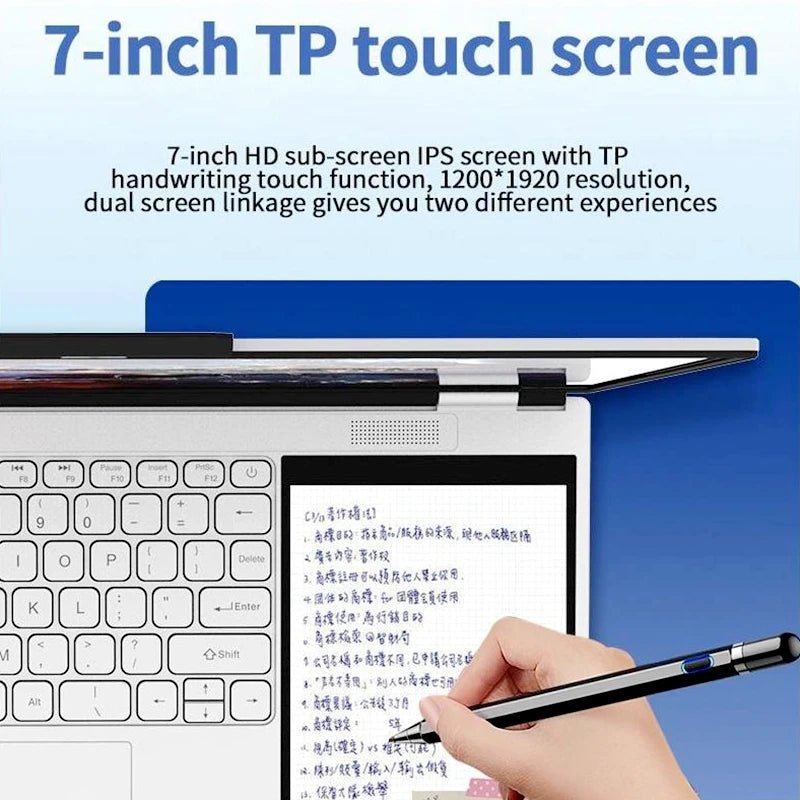 2026 New High Configuration Business Laptop 15.6 + 7 Inch Touch Dual Screen 32GB 2TBSSD Intel Celeron New Dual Screen Laptop Silver 2026 New High Configuration Business Laptop 15.6 + 7 Inch Touch Dual Screen 32GB 2TBSSD Intel Celeron New Dual Screen Laptop - shop_name