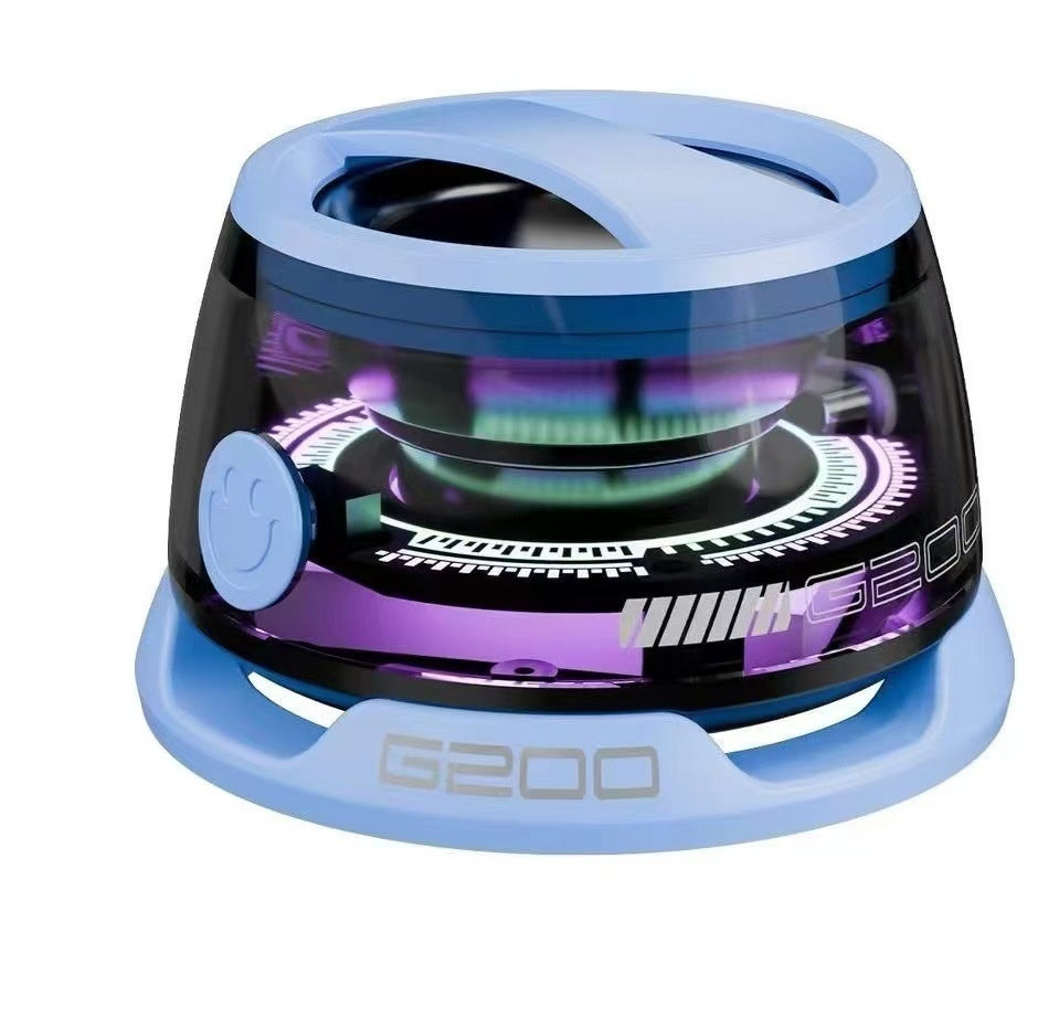 Portable Bluetooth Speaker G200 RGB Lighting Speaker BT5.3 Mini Sound Box 7 Hours Playback Magnetic Phone Holder null