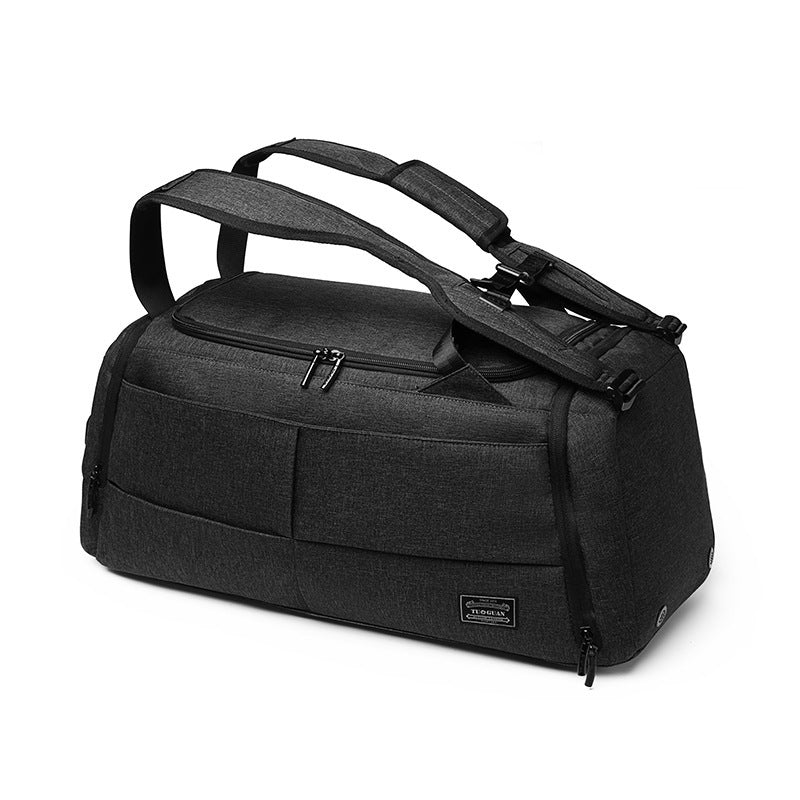 Large capacity wet and dry gym bag null