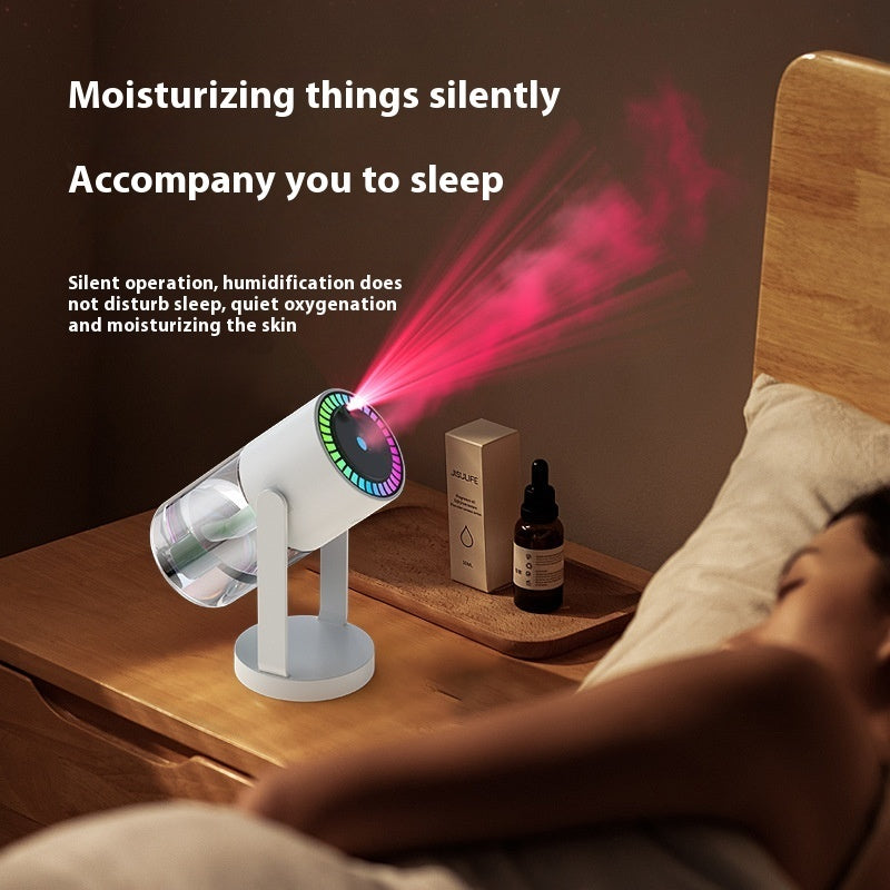 New Projection Starry Sky Top Ambient Light Humidifier Small Portable Anti-Dry Burn Car Home USB Spray Shaking Head null