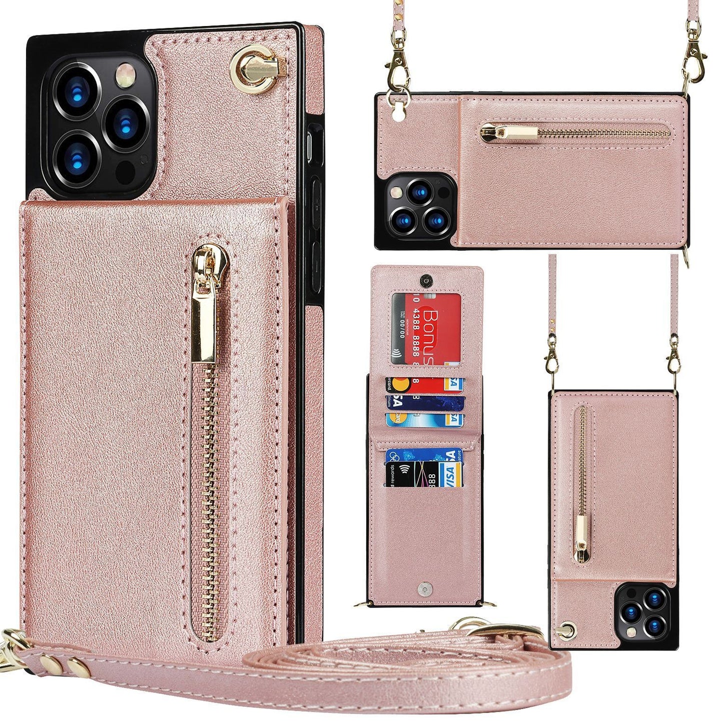 Zipper Phone Case Phone Case Crossbody null