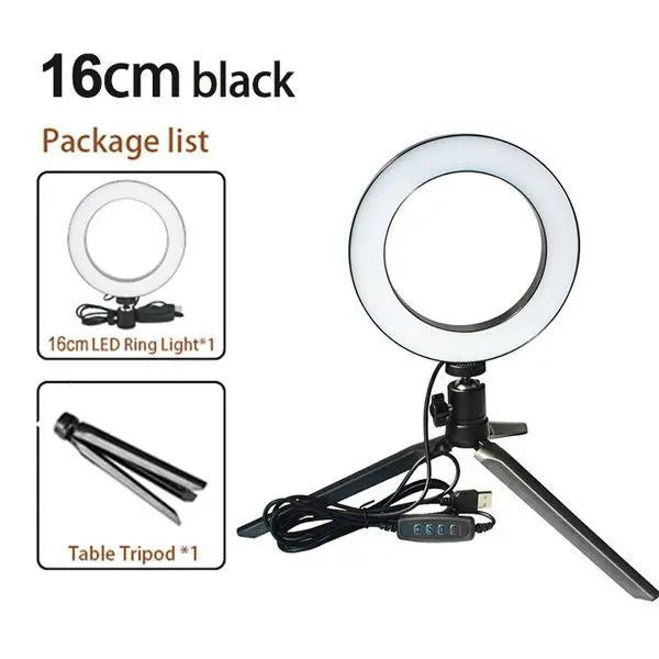 Compatible with Apple, Tripod Fill Light Live Bracket Beauty Light Set Ring Light null