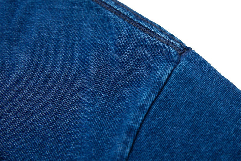 Simple Solid Color Creative Fashion Short Sleeve