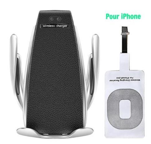 Car Wireless Charger 10W Induction Car Fast Wireless Charging With Car Phone Holder S5 null