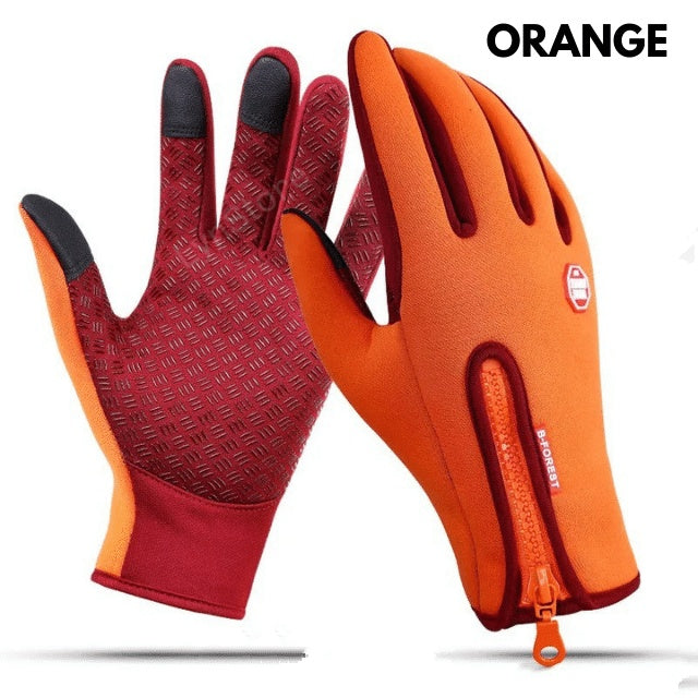 Winter Gloves Touch Screen Riding Motorcycle Sliding Waterproof Sports Gloves With Fleece null