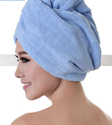 Women's Hair Dryer Cap, Absorbent Dry Hair Towel null