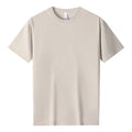 Cool Cotton Antibacterial Round Neck Short Sleeve Solid Color