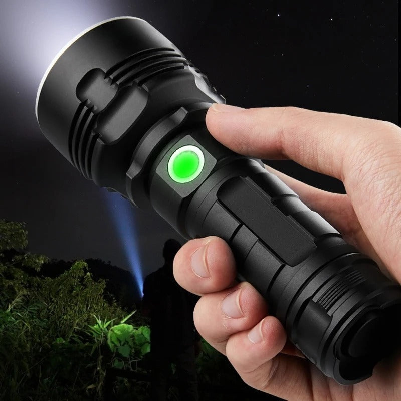 Strong Flashlight Focusing Led  Light Rechargeable Super Bright LED Outdoor Xenon Lamp null