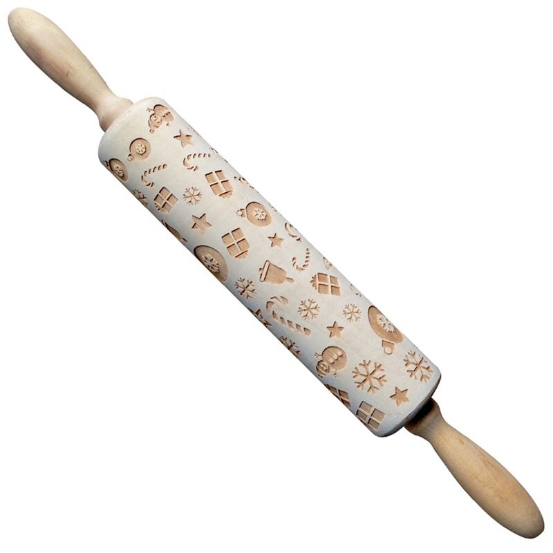 Rolling Pin Christmas Embossing null