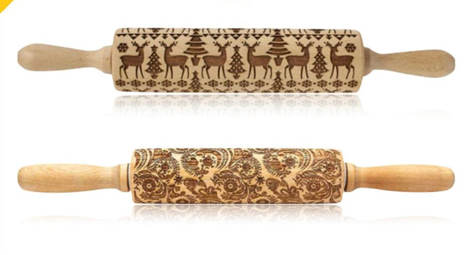 Rolling Pin Christmas Embossing null