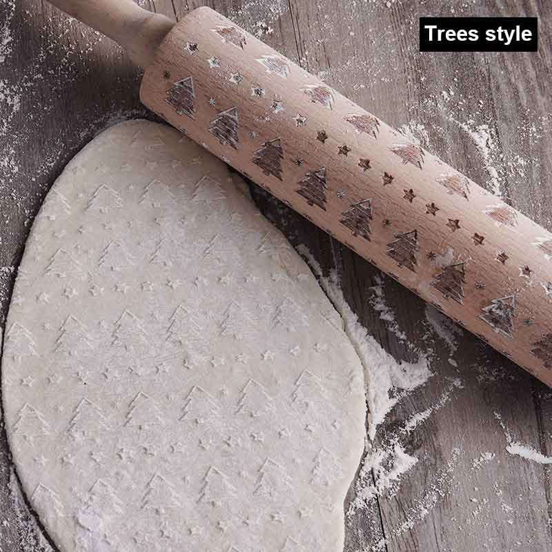 Rolling Pin Christmas Embossing null