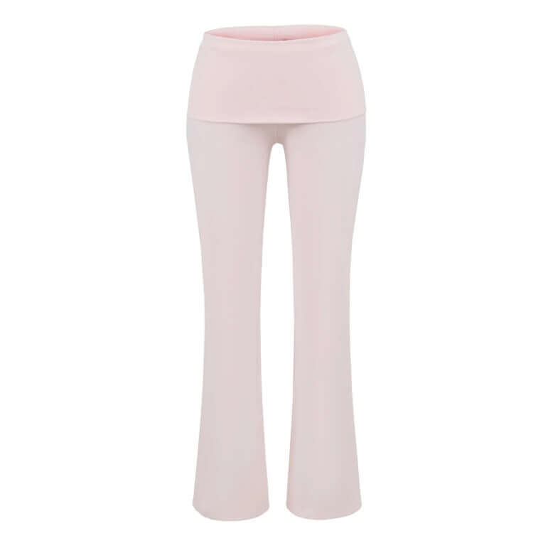 Low-rise Flared Jeans With A Turned-up Hem For A Slimming Look, Womens