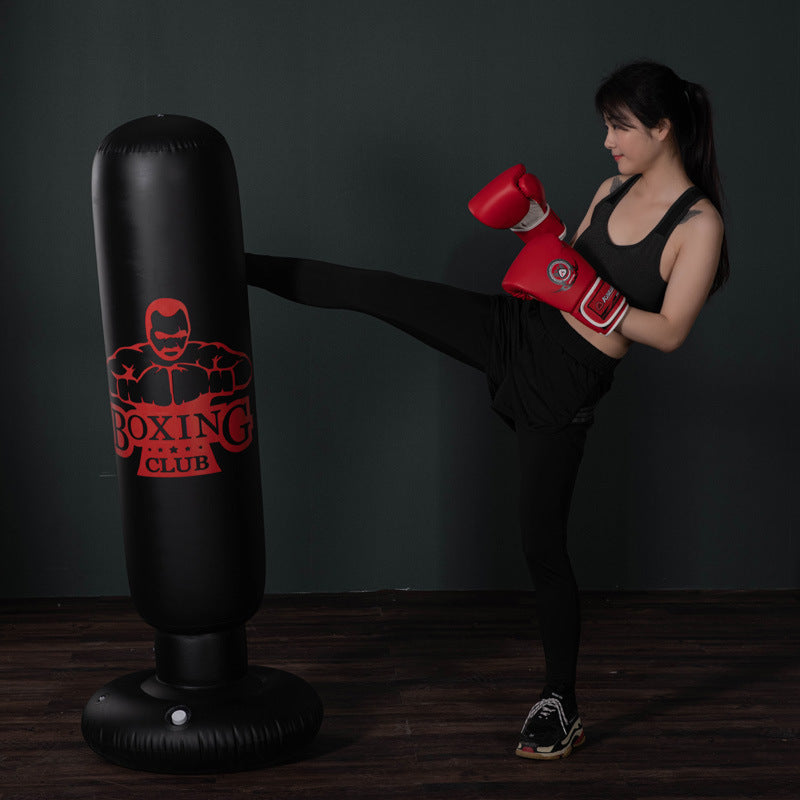 Free Standing Inflatable Boxing Punch Bag Boxing Kick Training Home Gym Fitness Tools For Adults Kids null