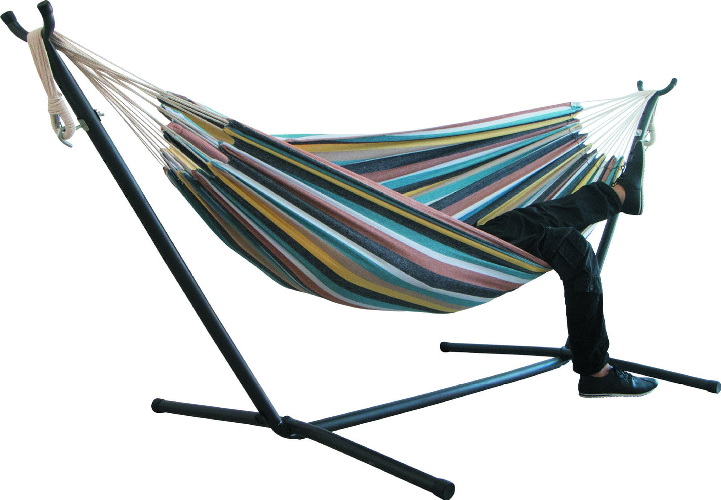 Canvas camping hammock null