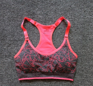 Quick-drying and moisture-absorbing elastic sports bra for running, fitness, yoga and sports hall. null