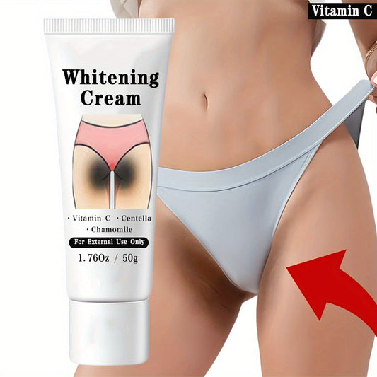 Vitamin-Packed Cream 50g - - Lotion for Body, Private Areas, Underarms, Butt & Thighs - Illuminates Inner, Achieves Smooth, Even-Toned Radiant Complexion, Alcohol-Free, Suitable for All Types, Revitalizing Dropshipman