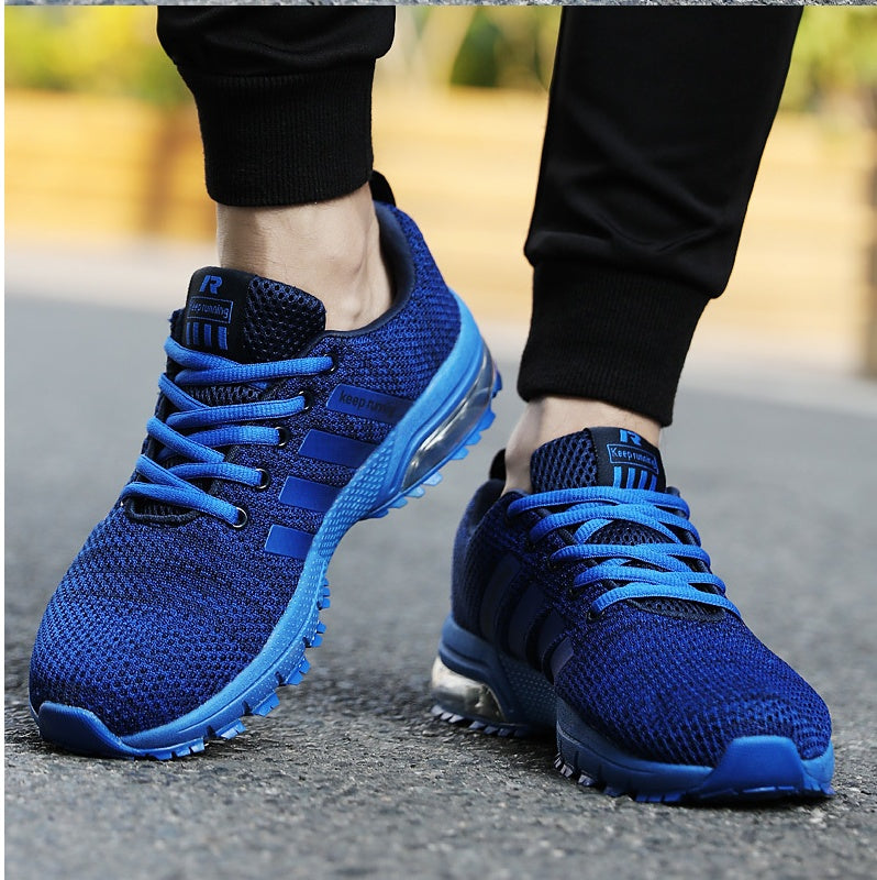 Best selling couple sports shoes breathable mesh outdoor men and women running shoes sports shoes fitness jogging shoes men null